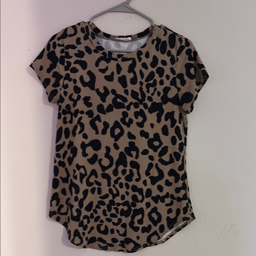 Leopard Print Women's Top